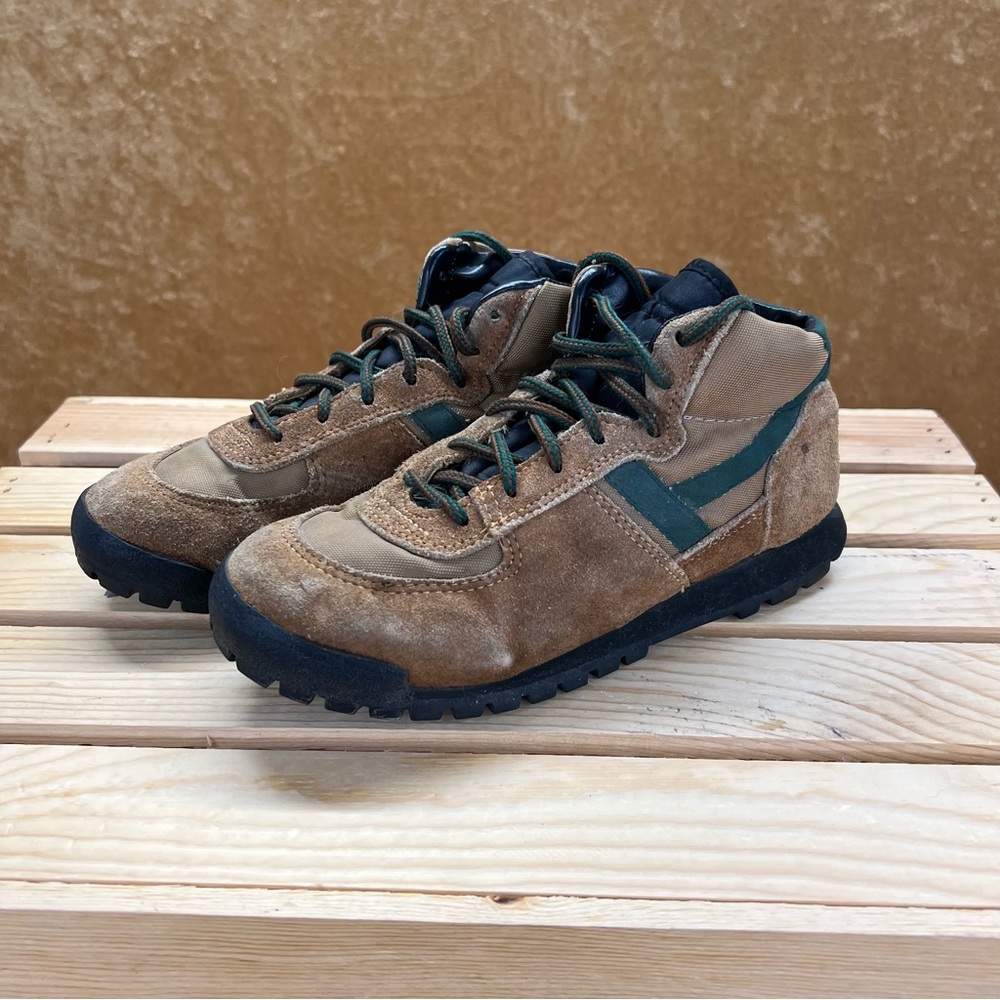 Gallenkamp Hiking Boots Suede Leather Vintage Kids Size 3 - (A044)